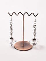 クリア×チェーン ダングルピアス