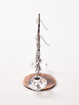 クリア×チェーン ダングルピアス