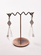 クリア ダングルイヤリング