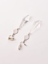 クリア ダングルイヤリング