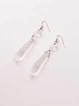 クリア ダングルピアス