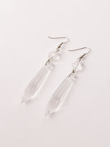 クリア ダングルピアス