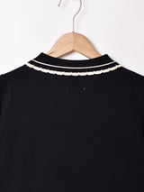 【3色展開】Elcamino ダブルボタン 半袖 ニットポロシャツ