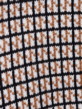 【3色展開】Elcamino チェック柄 ニット カーディガン