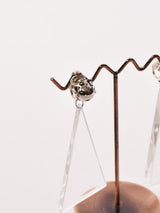 クリアトライアングル ダングルイヤリング