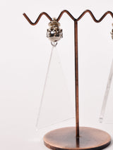 クリアトライアングル ダングルイヤリング