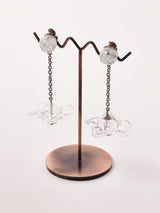 クリア ダングルイヤリング