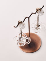 クリア ダングルイヤリング