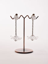 クリア ダングルイヤリング