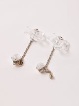 クリア ダングルイヤリング