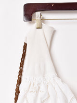 リメイク コットンレース フリルアームウォーマー