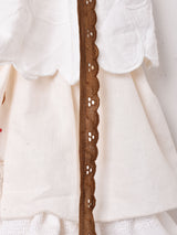 リメイク コットンレース フリルアームウォーマー