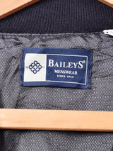 スエード×ニット デザインカーディガン