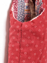 リバーシブル パッチワークベスト