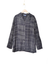 総柄 長袖シャツ