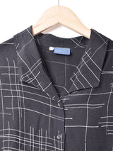 総柄 長袖シャツ