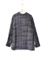 総柄 長袖シャツ