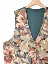 花柄 タペストリーベスト