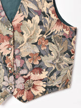 花柄 タペストリーベスト