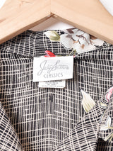 アメリカ製 花柄 長袖シャツ