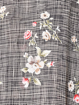 アメリカ製 花柄 長袖シャツ