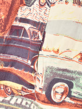 クラシックカー 総柄 半袖シャツ