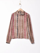 長袖シアートップス