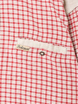 チェック柄 長袖 チロルシャツ