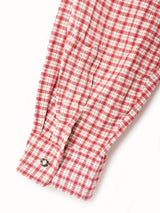 チェック柄 長袖 チロルシャツ