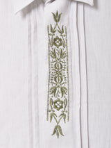 刺繍 長袖 チロルシャツ