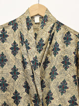 総柄 ダブルボタンシャツ