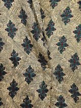 総柄 ダブルボタンシャツ