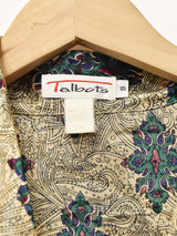 総柄 ダブルボタンシャツ