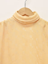 織り柄 長袖トップス