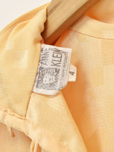 織り柄 長袖トップス