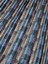 総柄 アコーディオンプリーツスカート