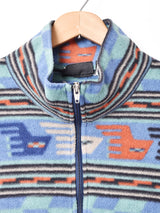 アメリカ製 Patagonia 総柄 プルオーバーフリースジャケット