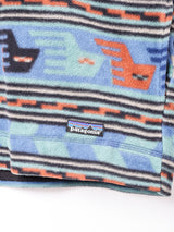 アメリカ製 Patagonia 総柄 プルオーバーフリースジャケット