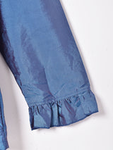 長袖フリルブラウス