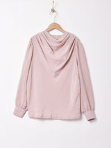 長袖デザイントップス