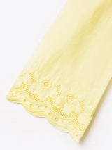 60's〜70's 長袖カットワークミニワンピース