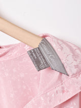 織り柄 長袖ブラウス