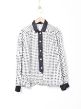 総柄 長袖シャツ