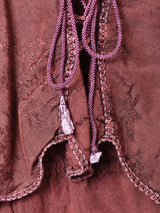 レースアップ ベルスリーブトップス