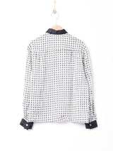 総柄 長袖シャツ