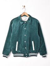【2色展開】Backers バックステッチ コーデュロイ スタジアムジャケット