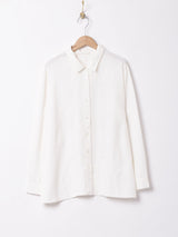 長袖 刺繍ブラウス