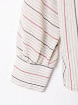 ストライプ柄 ドルマンスリーブシャツ