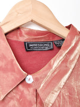 玉虫色 長袖シャツ