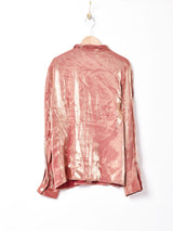 玉虫色 長袖シャツ